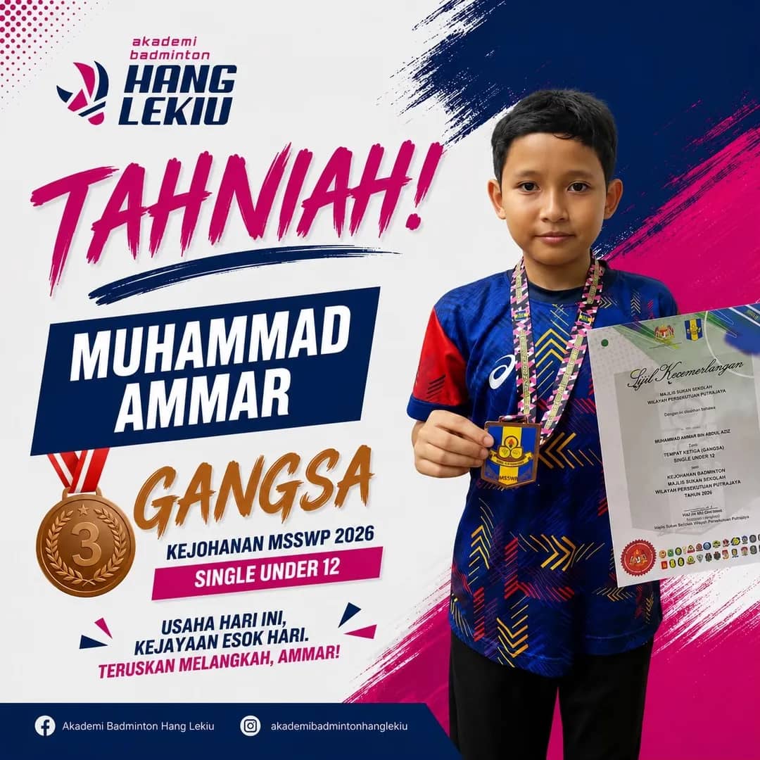 Muhammad Ammar bin Abdul Aziz — Gangsa Kejohanan MSSWP 2026 2026