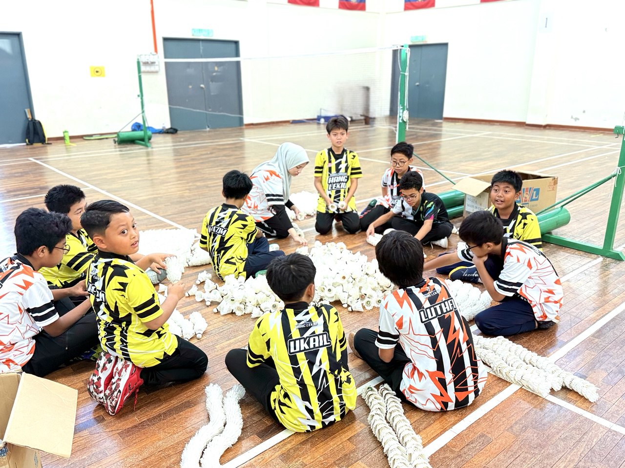 Pemain Akademi Badminton Hang Lekiu