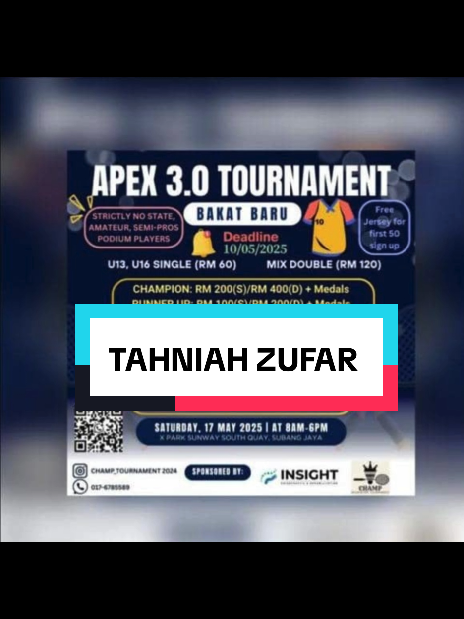 Zufar — No. 3 Perseorangan APEX 3.0 Tournament 2025