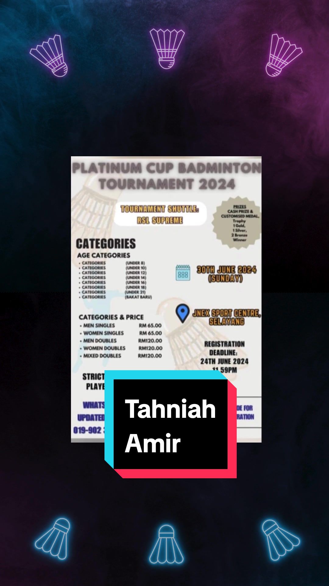 Amir Darwisy — 1st Runner Up Kejohanan Bakat Baru 2024